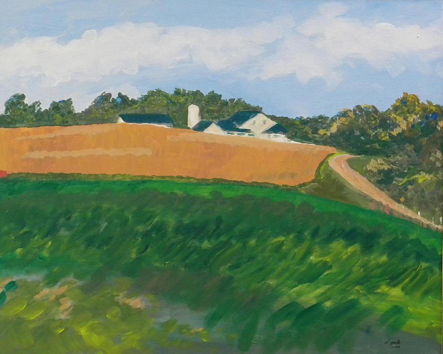 Farm on Moore Road Painting by Daniel Gale