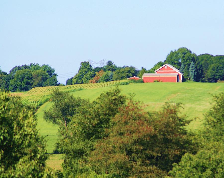 Farm On The Hill Photograph