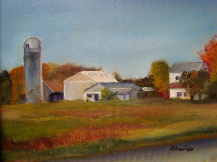 Farm Painting by Sheila Mashaw