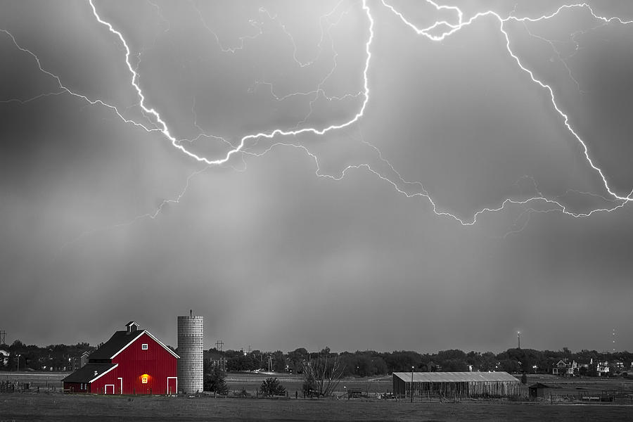 Farm Storm HDR BWSC Photograph by James BO Insogna