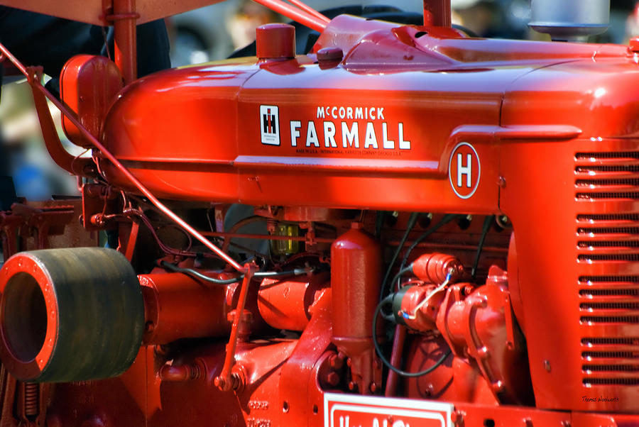 Transportation Photograph - Farm Tractor 11 by Thomas Woolworth