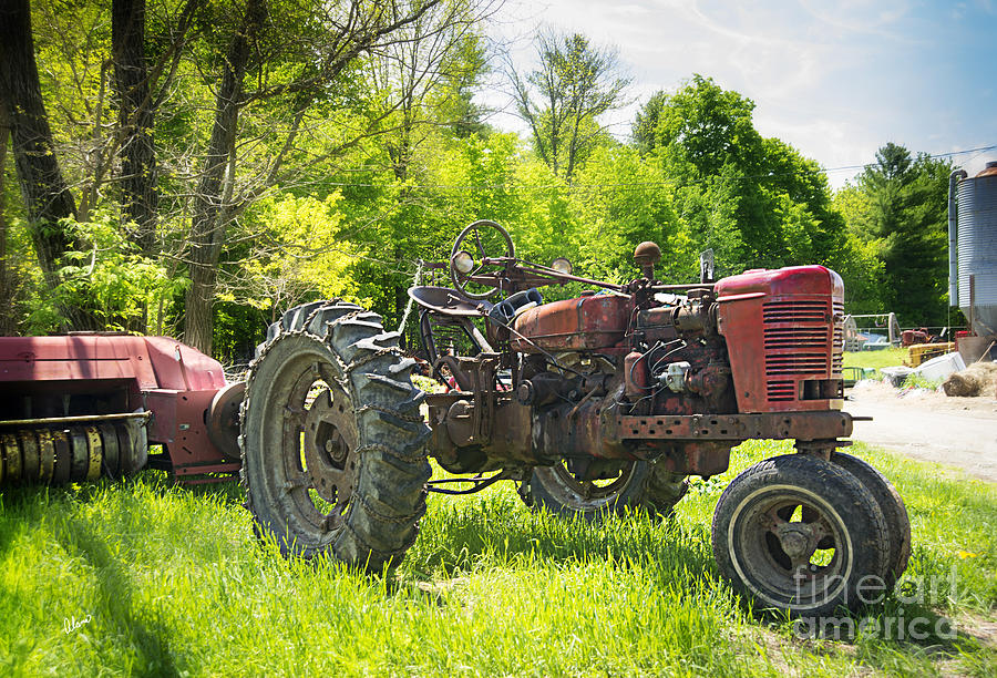 Farm Tractor Photograph by Alana Ranney