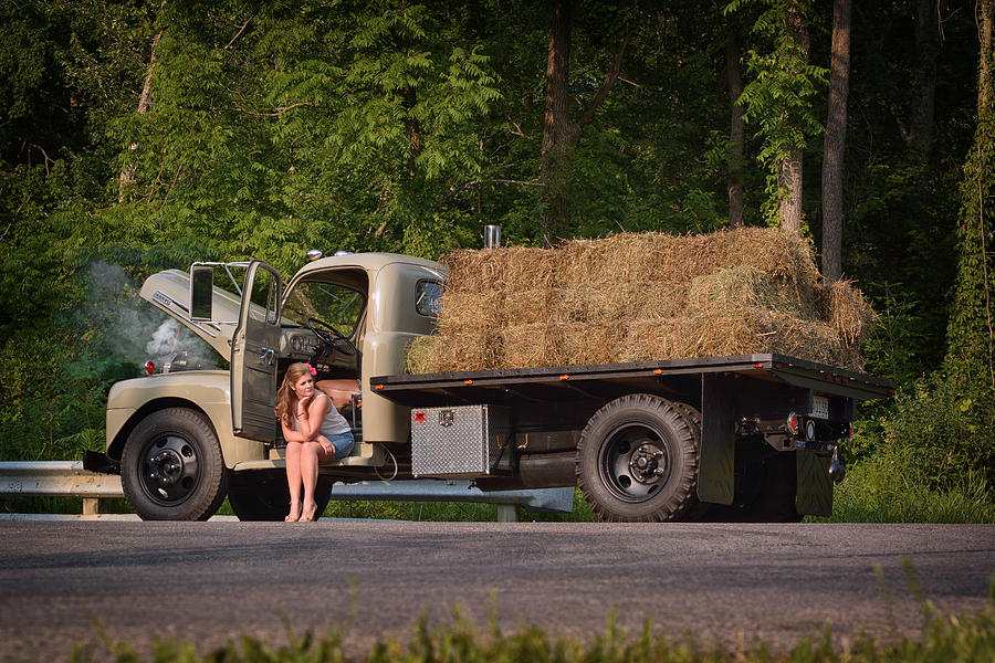 Car Photograph - Farm Truck by Dennis James