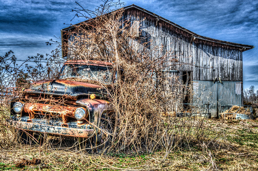 Old Truck Photograph - Farm Truck by Griffeys Sunshine Photography