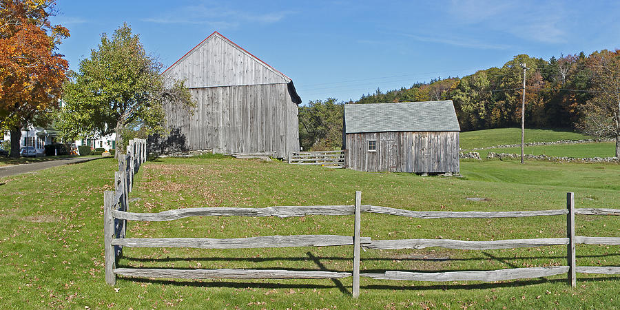 Farm with Split Rail Fence 1 of 2 Photograph by Gregory Scott