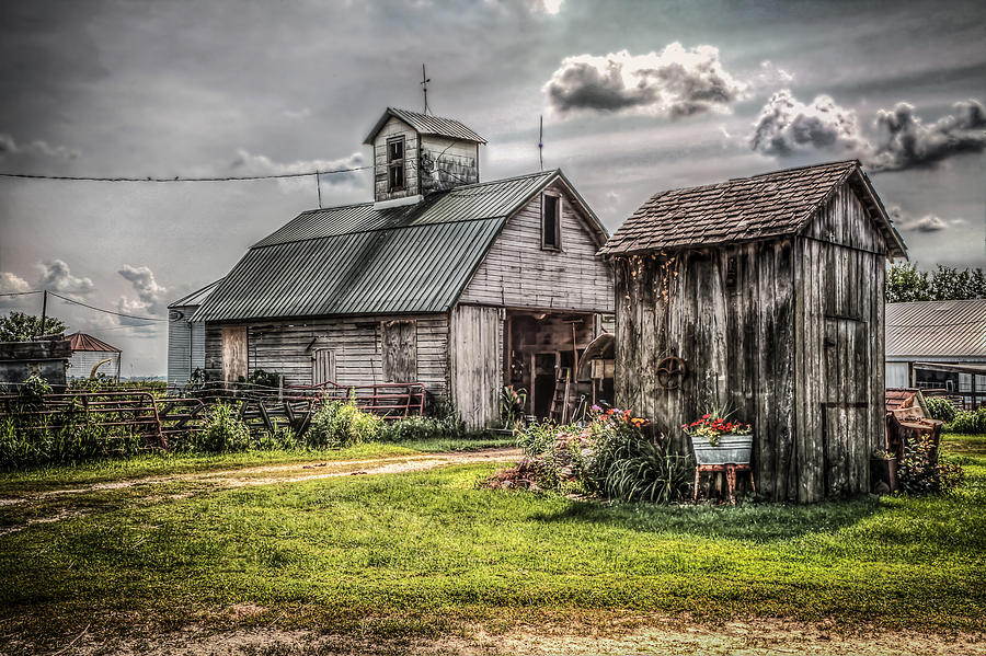 Farm Yard Photograph by Ray Congrove