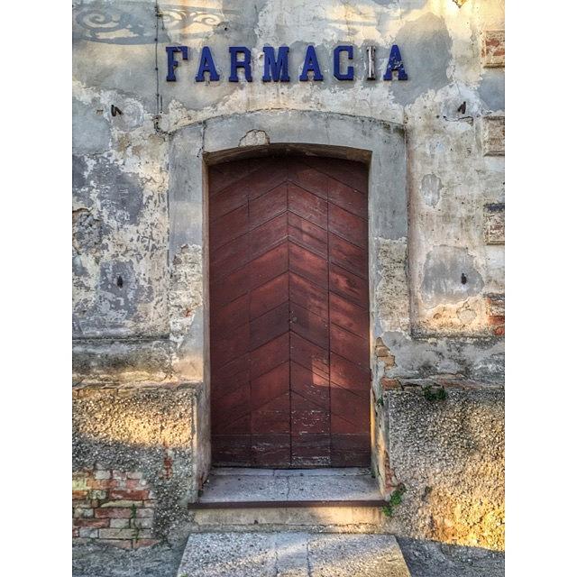 Architecture Photograph - Farmacia.visit At The Old Town Of by Adriano La Naia