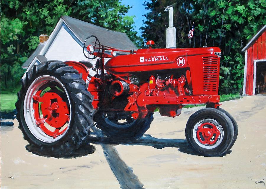 Farmall M Painting by William Brody