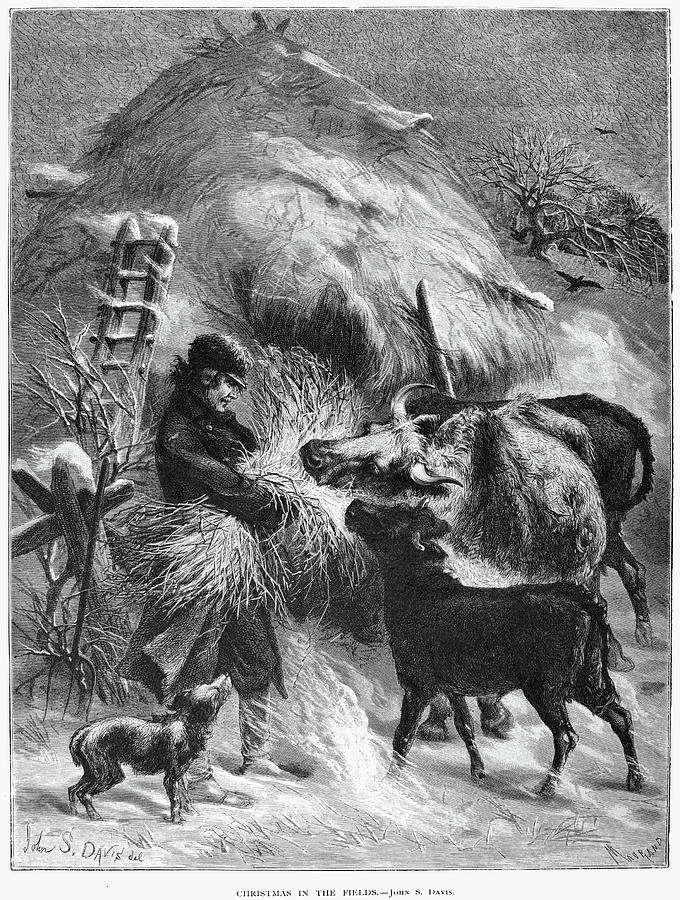 Farmer, 1873 Painting by Granger