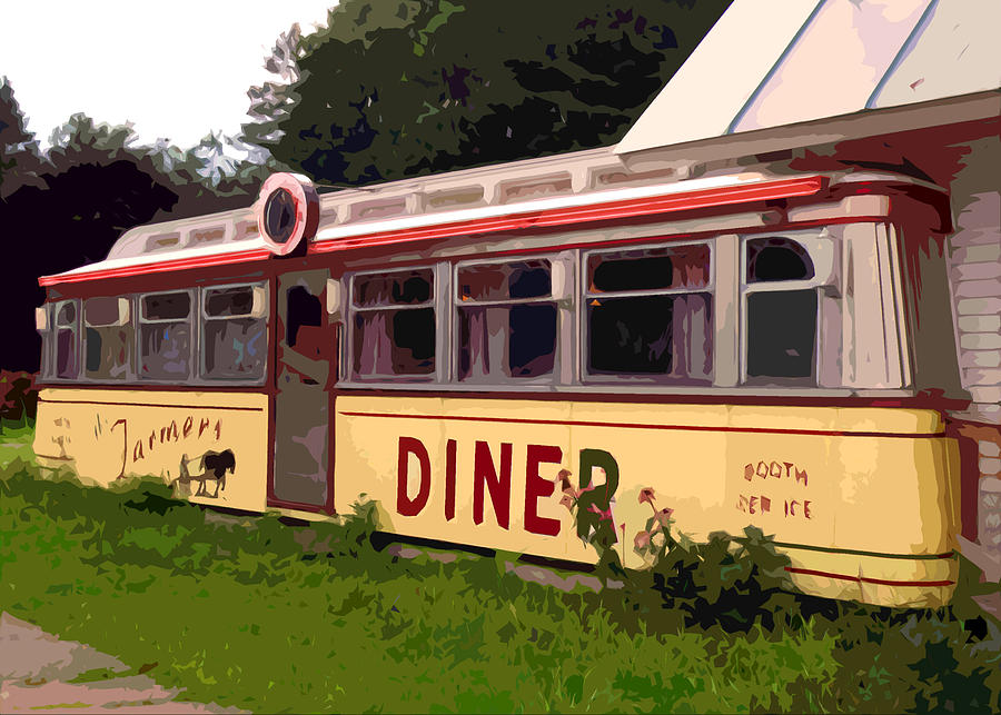 Cake Photograph - Farmers Diner by Jean Hall