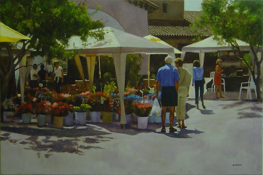 Farmers Market Painting By Roger Lundskow Fine Art America   Farmers Market Roger Lundskow 