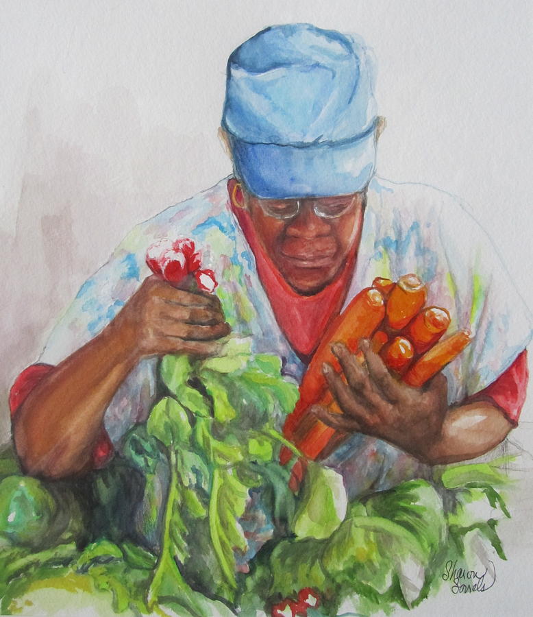 Farmers Market Vendor by Sharon Sorrels Farmers Market Vendor by Sharon Sorrels