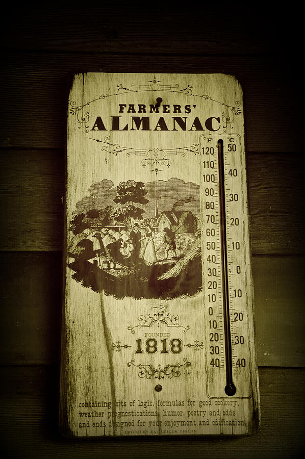 Farmers Thermometer Photograph by Laurie Perry