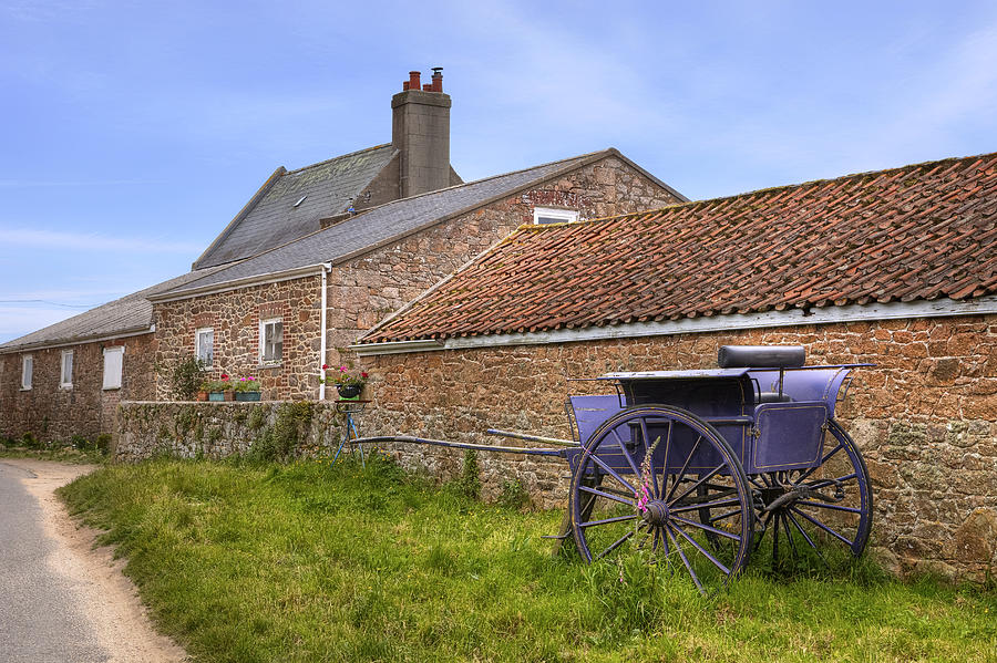 Farm Photograph - farmhouse on Jersey by Joana Kruse