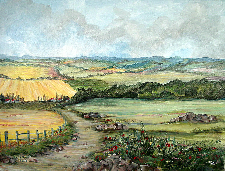 Farmland Painting by Dorothy Maier