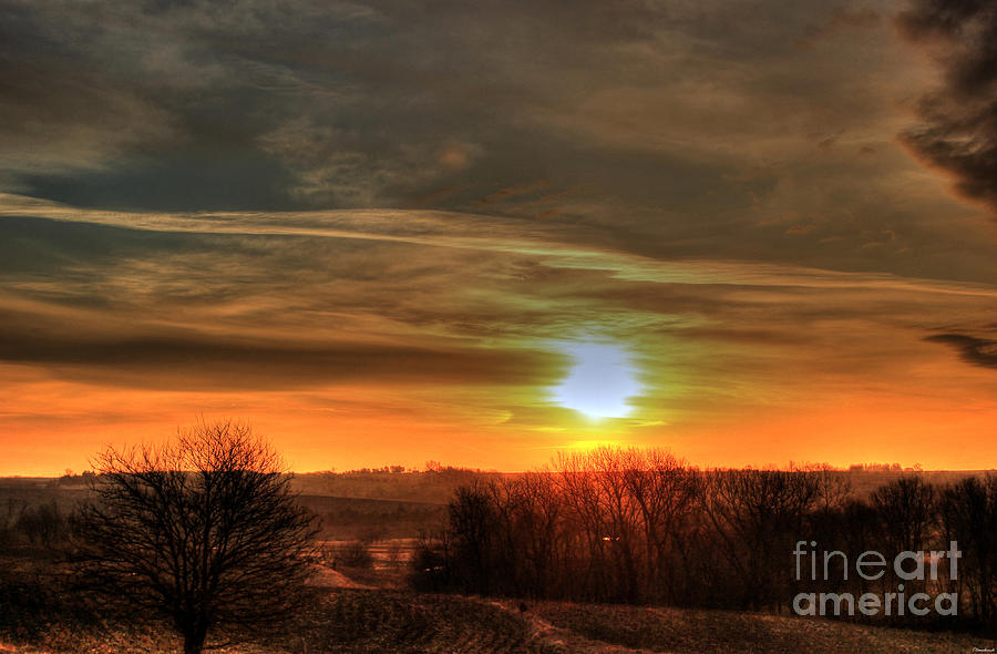 Farmland Sunrise Photograph by Thomas Danilovich