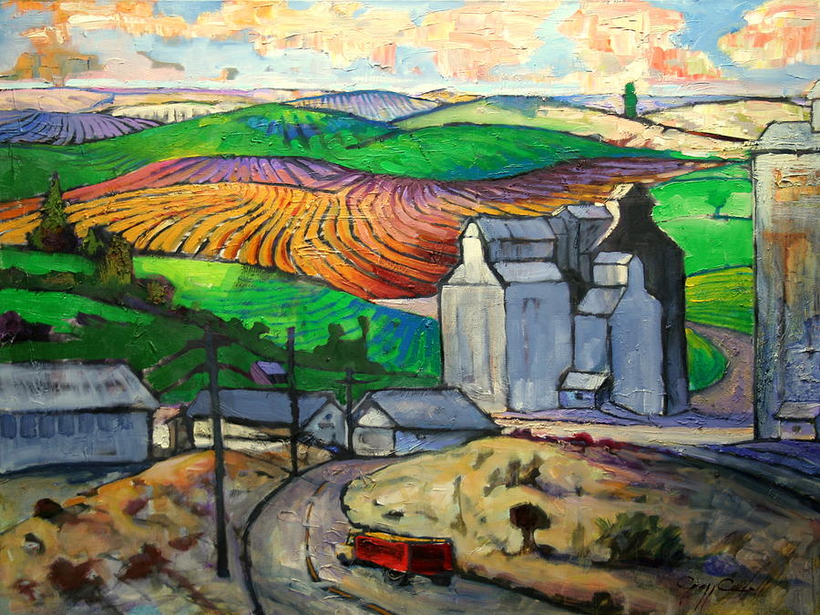 Farmscape Painting by Gregg Caudell
