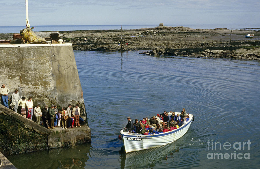 Holiday Photograph - Farne Islands Boat Trip 1980s by David Davies