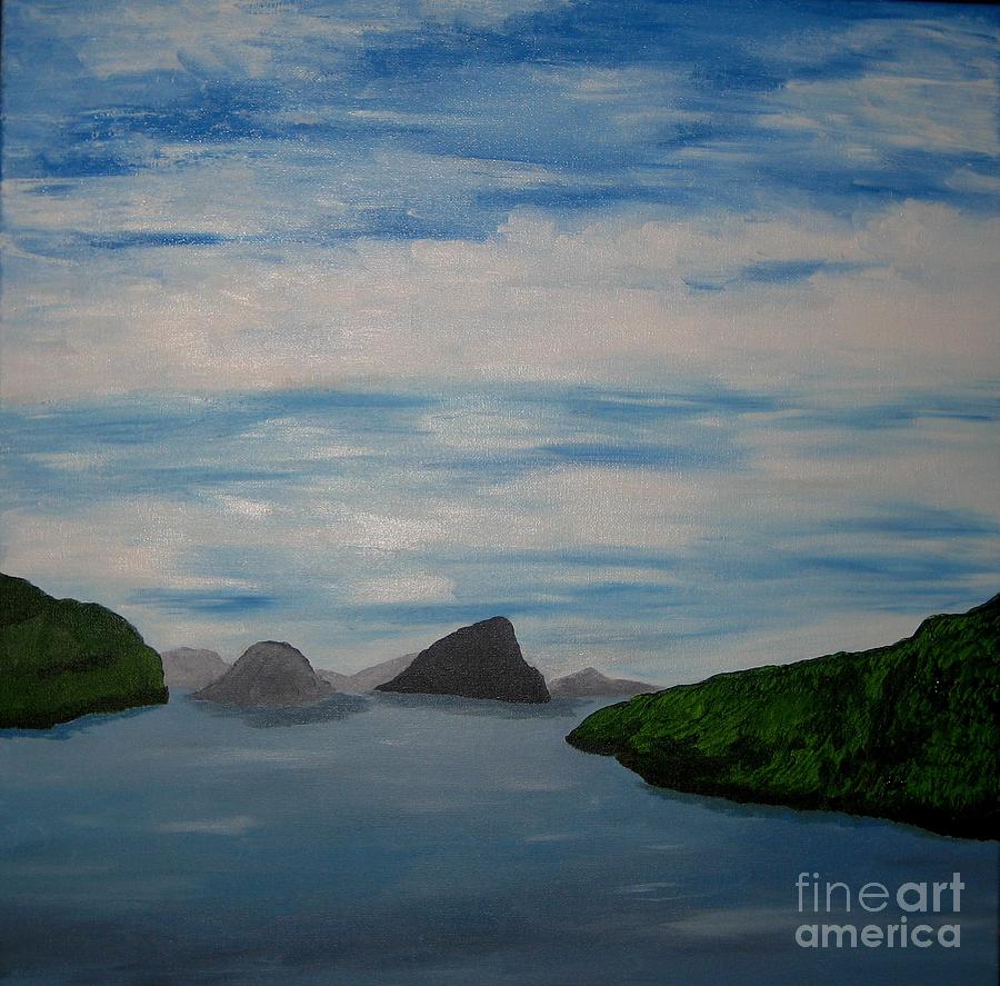Faroy Islands Painting by Susanne Baumann