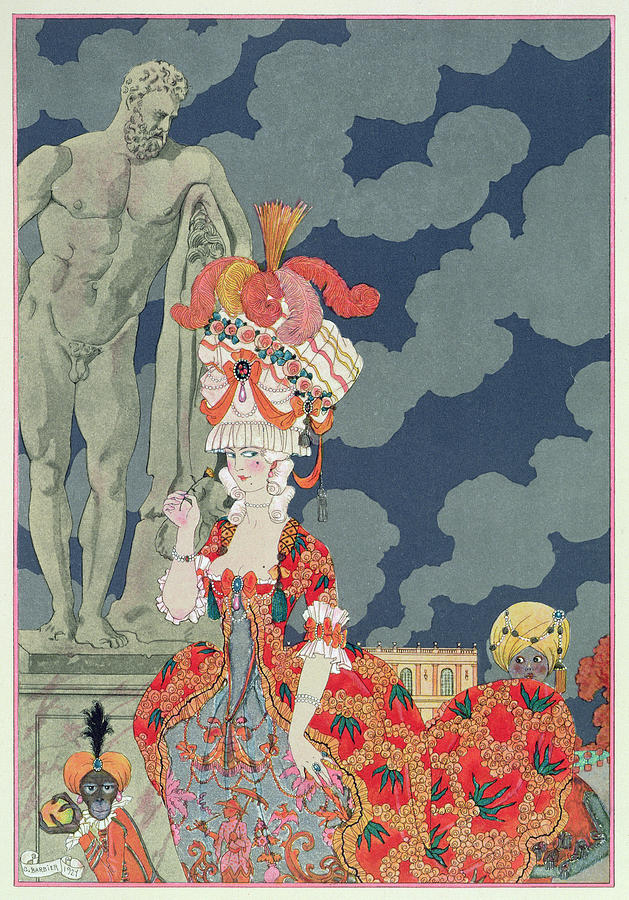 Pattern Painting - Fashion at its Highest by Georges Barbier