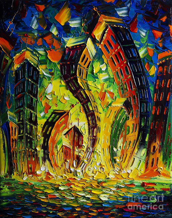Skyline Painting - New York #5 by Willson Lau