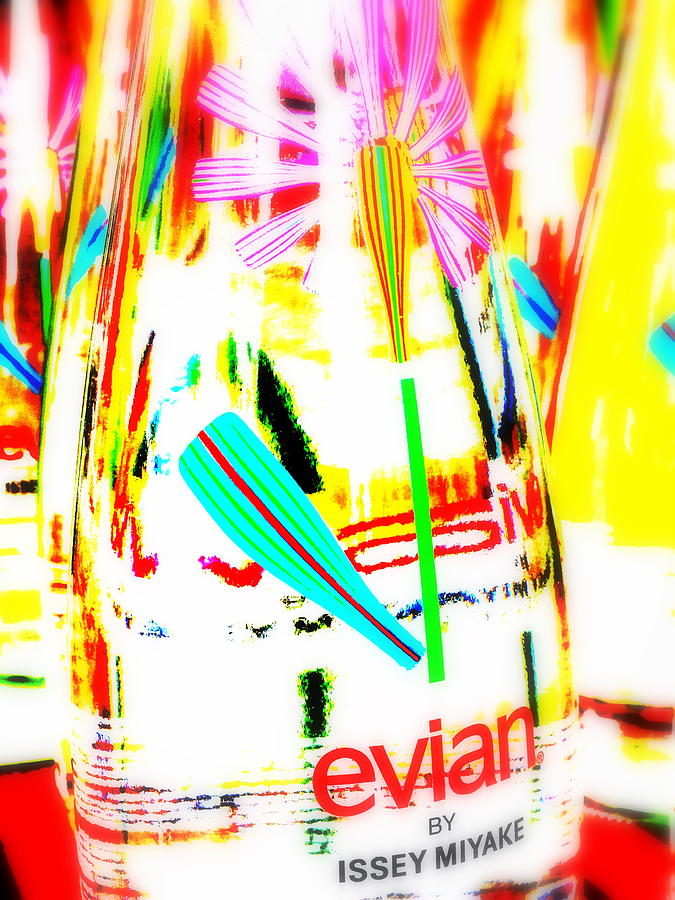 Fashionable Evian Spring Water  Photograph by Funkpix Photo Hunter