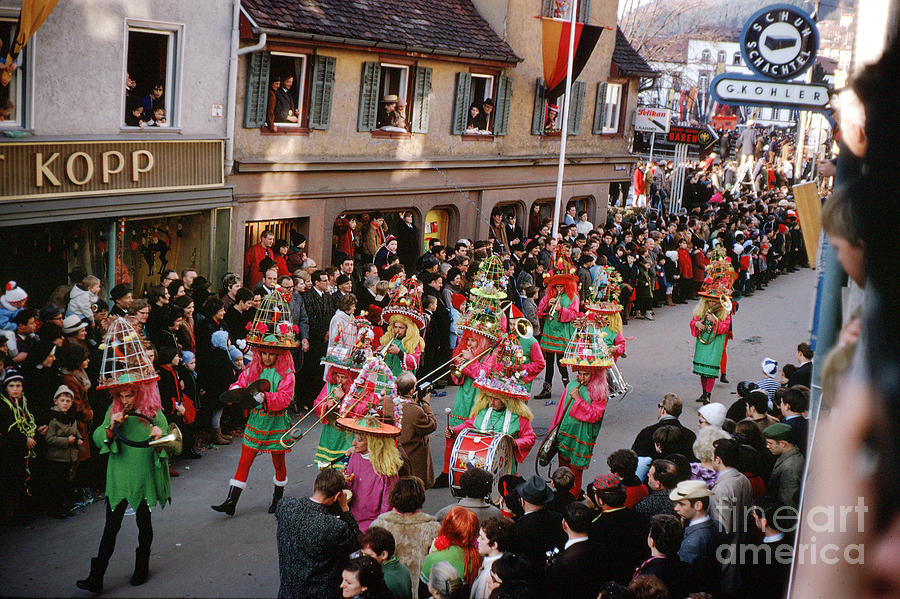 Fasnet Carnival in Schramberg Germany Photograph by Wernher Krutein