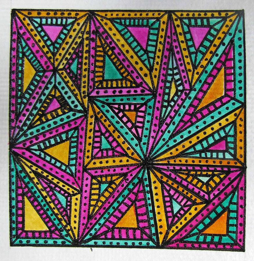Pattern Painting - Fassetted by Marguerite Meara