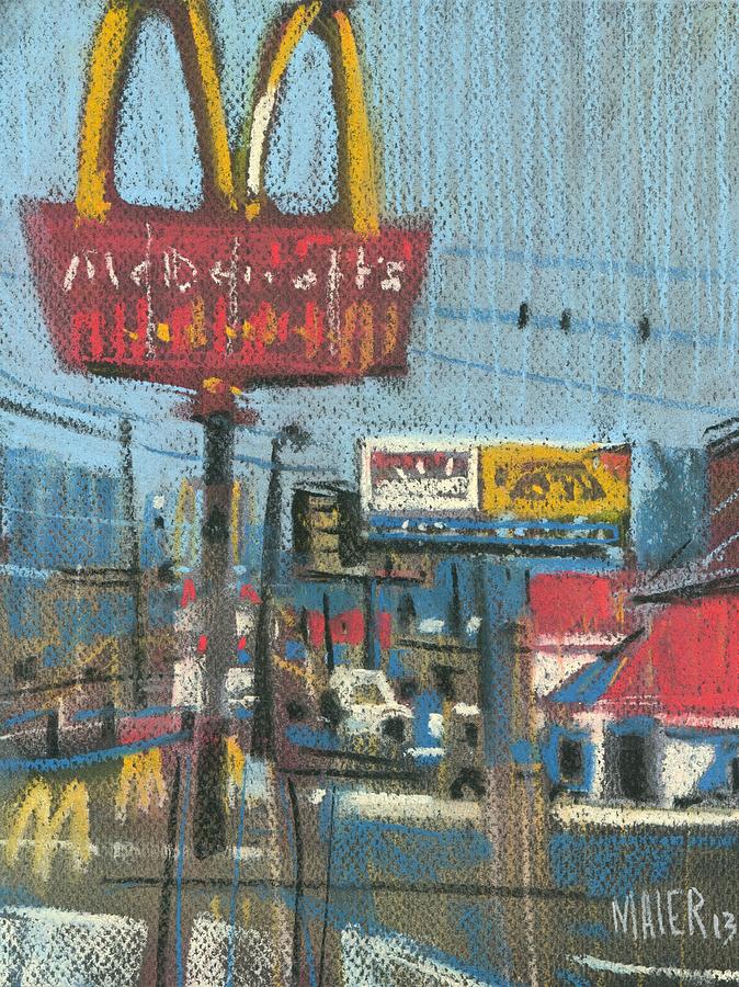 Fast Foods Painting by Donald Maier