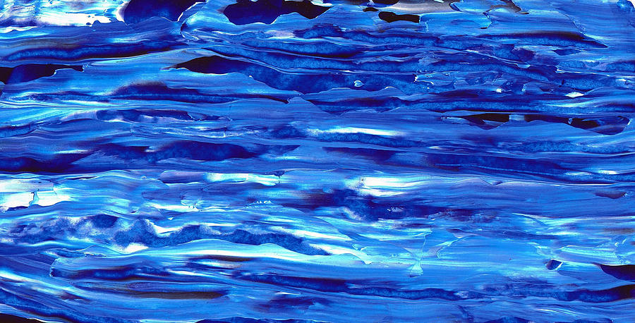 Fast Water. Painting by Kenneth Clarke