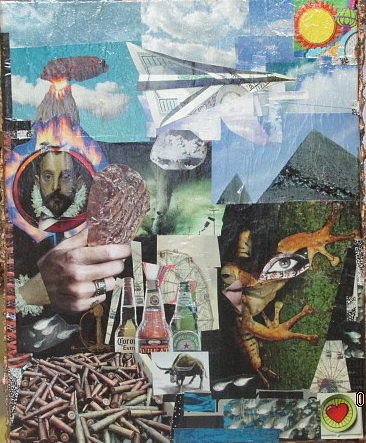 Collage Mixed Media - Faster Better Cheaper 2 by Derek Fry