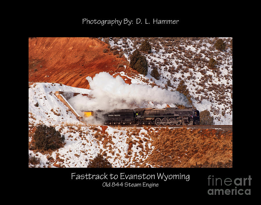 Fasttrack to Evanston Wyoming Photograph by Dennis Hammer