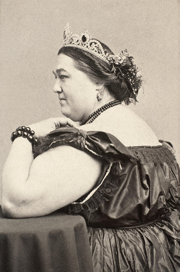 Fat Lady, 19th Century Photograph by Granger