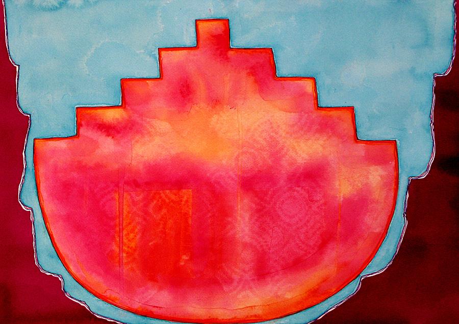 Fat Sunrise original painting Painting by Sol Luckman