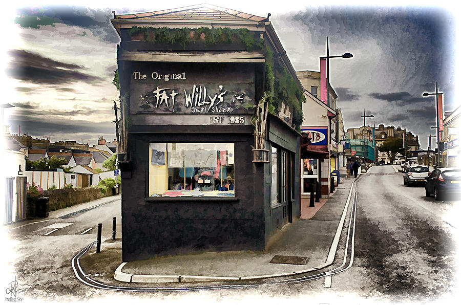 Fat Willys Surf Shack - Newquay Photograph by Pennie McCracken
