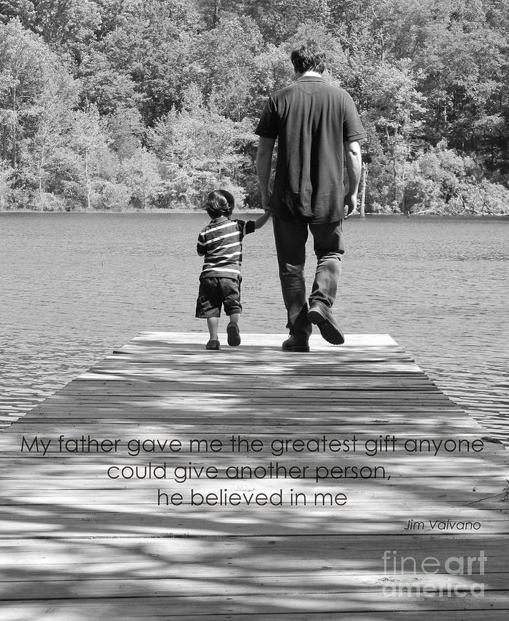 Father and Son black white Photograph by Andrea Anderegg