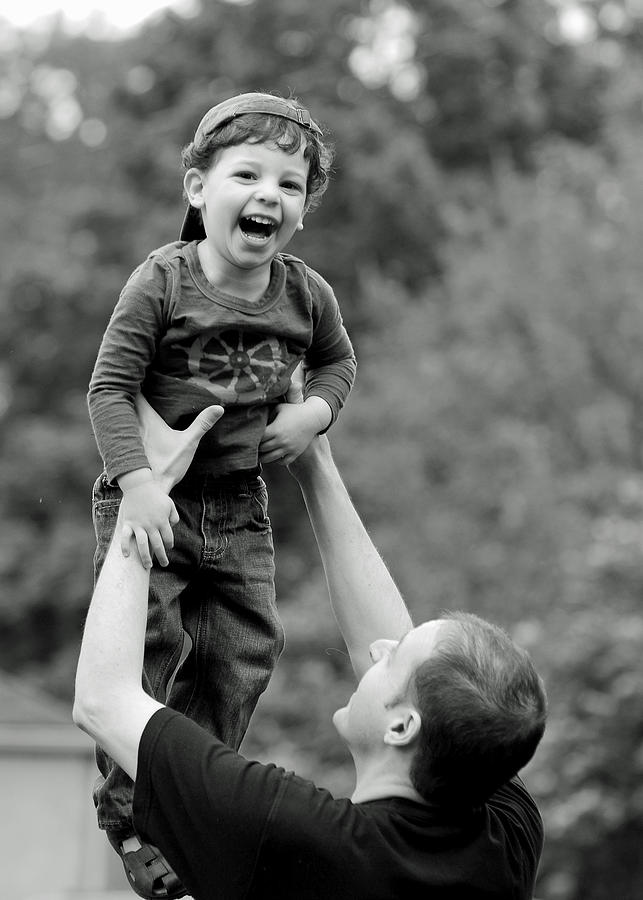 Portrait Photograph - Father and Son III by Lisa Phillips