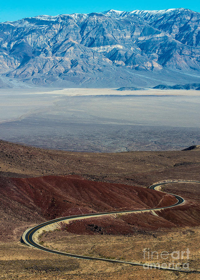 Mountain Photograph - Father Crowley Point - Death Valley - California by Gary Whitton
