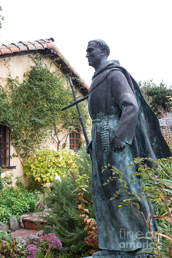 Father Junipero Serra At Carmel Mission Photograph by Suzanne Luft