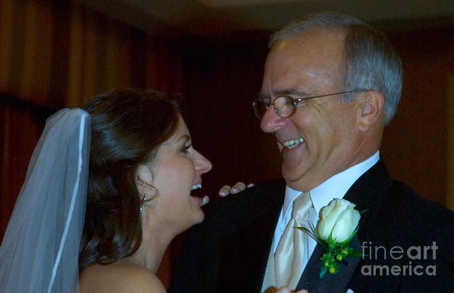 Weddings Photograph - Father of the Bride by Layne Adams