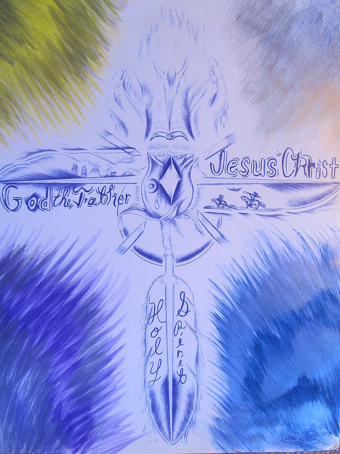 father son holy spirit drawing