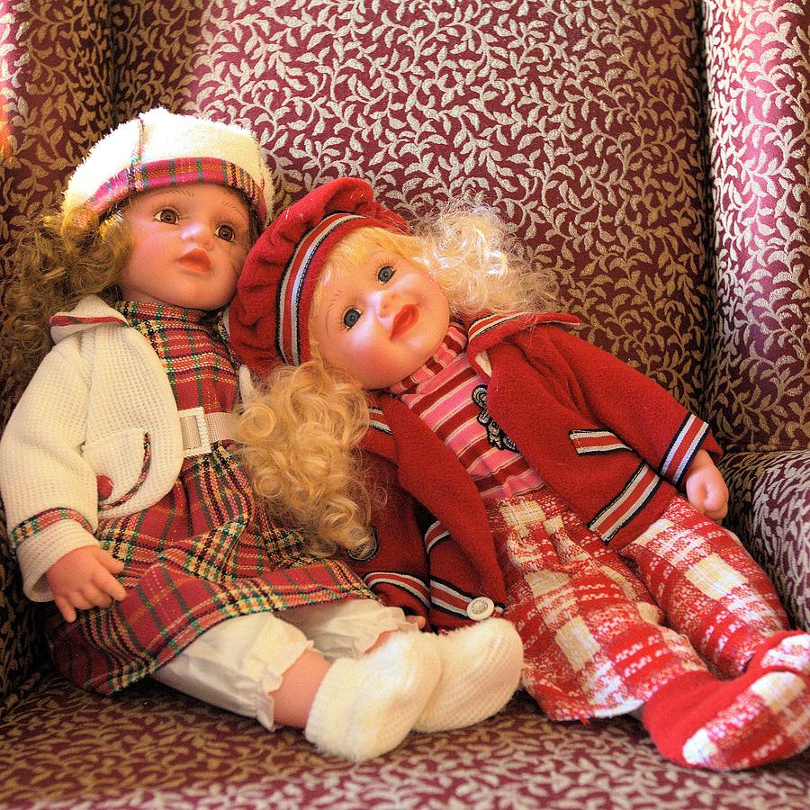 Favorite Dolls - Square Photograph by Gordon Elwell