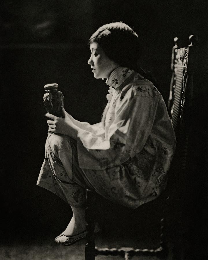 Fay Bainter On Stage Photograph by James Abbe