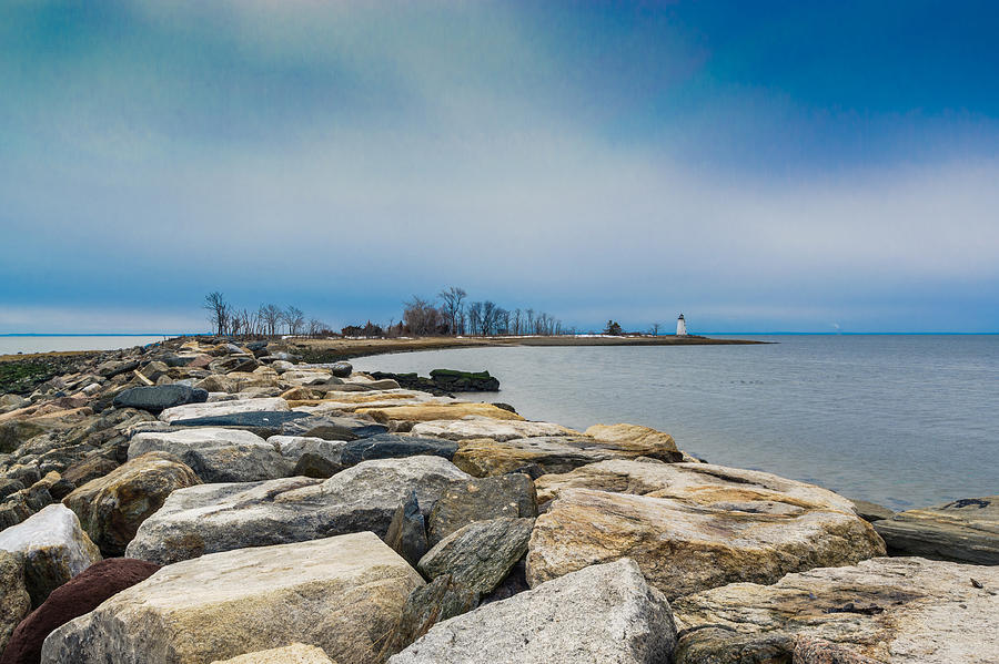 Fayerweather Island Lighthouse Photograph by Randy Scherkenbach - Pixels