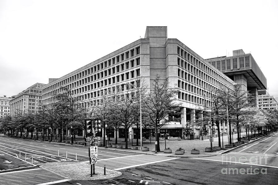 FBI Building Front View Photograph by Olivier Le Queinec