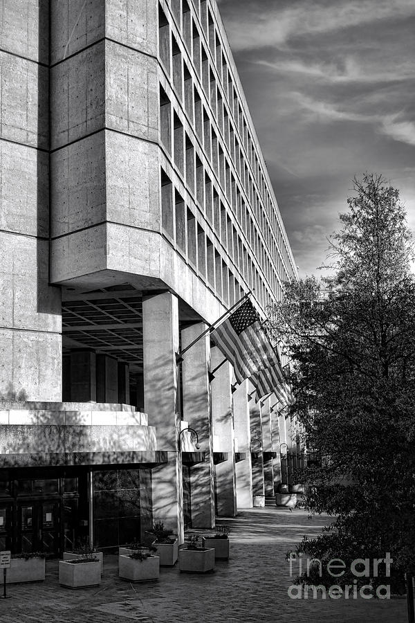 FBI Building Modern Fortress Photograph by Olivier Le Queinec