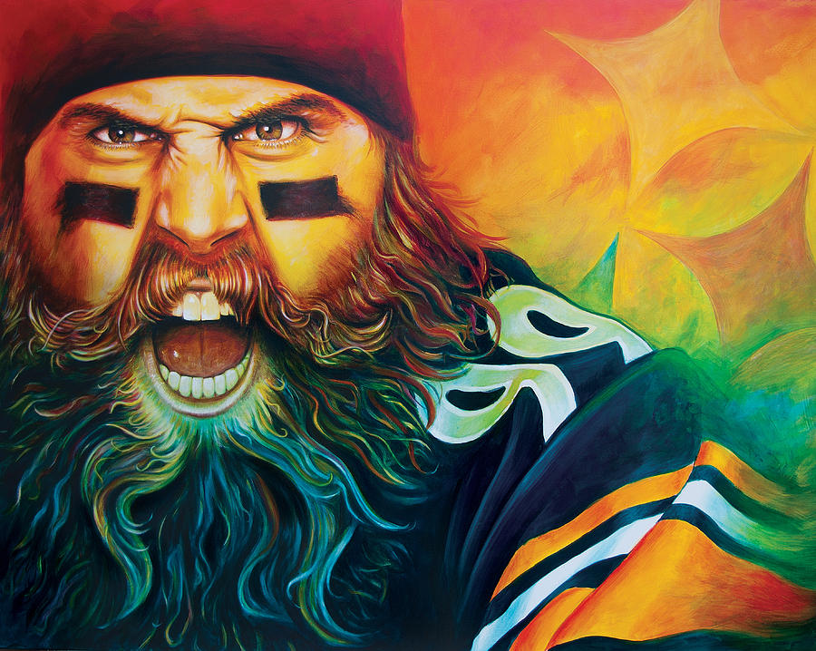 Fear Da Beard Painting by Scott Spillman