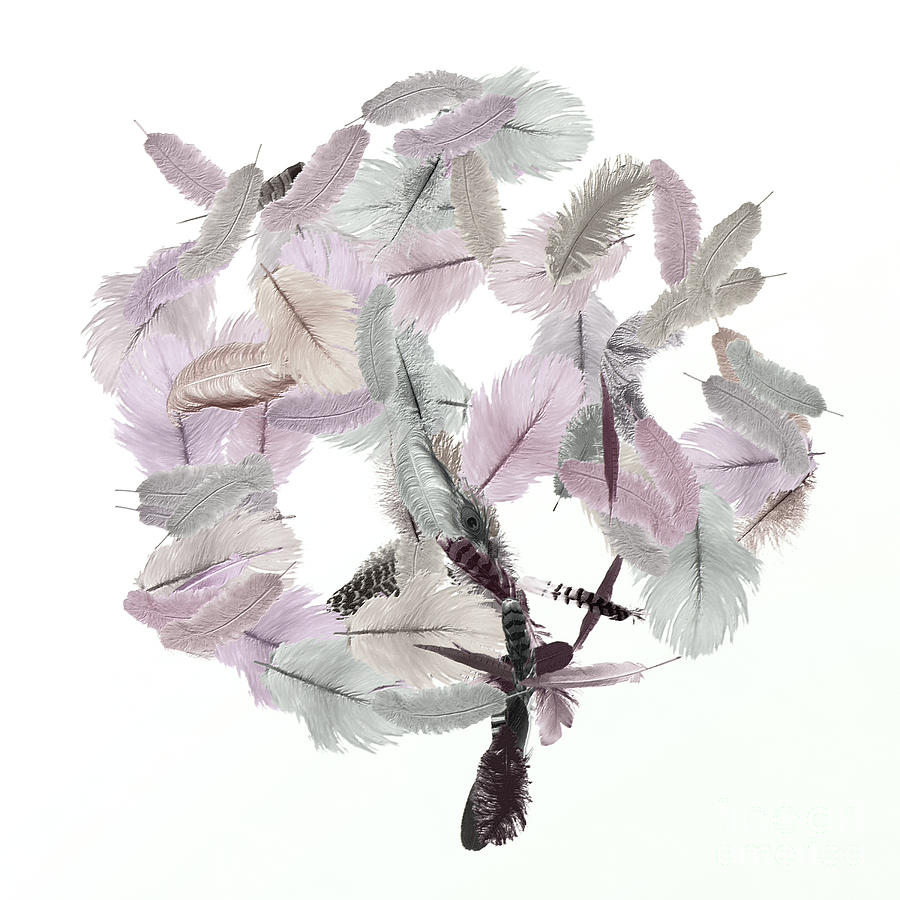 Feather Tree I Digital Art
