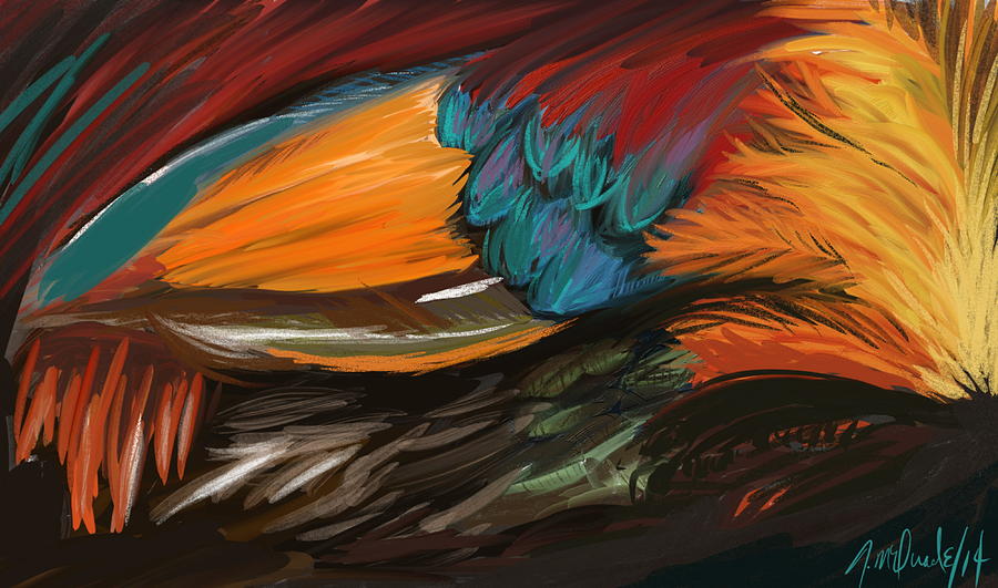 Feathers 2 Painting
