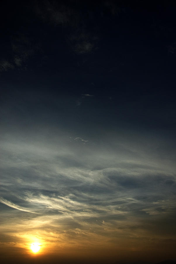 Feathery Clouds Photograph by Rajiv Chopra